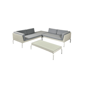 TORINO LOUNGE SET – Γωνιακό Σαλόνι 3 Τεμαχίων