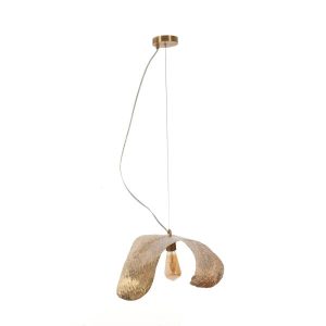 Pure Copper Φωτιστικό Οροφής Μονόφωτο από Καθαρό Χαλκό Χρυσαφί