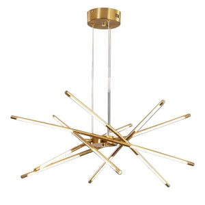 Iron Φωτιστικό Οροφής LED Χρυσό Μεταλλικό  12w 3000K