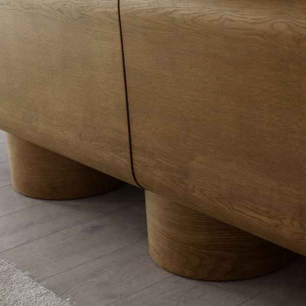 Asos Καφέ Έπιπλο Τηλεόρασης MDF - Image 3