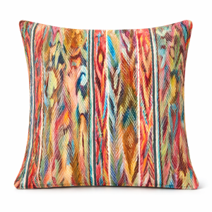 Διακοσμητικό Μαξιλάρι Εσωτερικού Χώρου με Πολύχρωμο Αφηρημένο Σχέδιο 45 x 45εκ. σετ 2 τεμαχίων