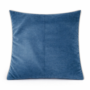 Διακοσμητικό Μαξιλάρι Βελούδινης Υφής με Λευκό Ρέλι 45×45 εκ. σετ 3 τεμαχίων