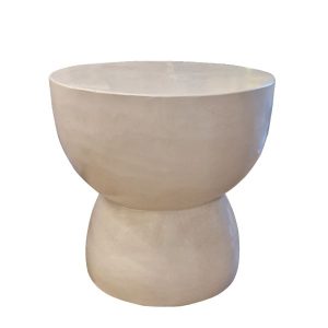 Artekko Solid Βοηθητικό Τραπέζι από Λευκό Terrazzo-  667-4050